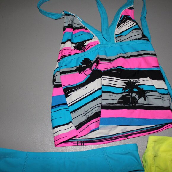 3 Pcs ZeroXposur Tankini Swimsuit Size 7 - Picture 2 of 11